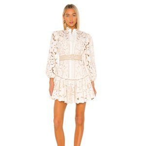ZIMMERMANN LACE CUTOUT DRESS